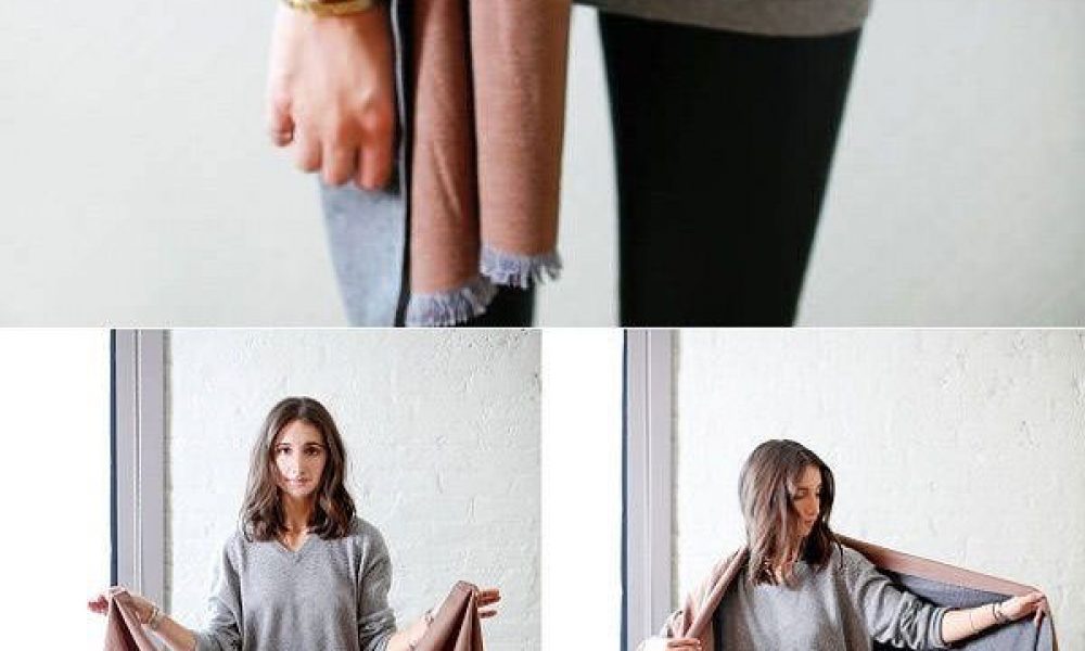 20 Style Tips On How To Wear Blanket Scarves Fashion Daily