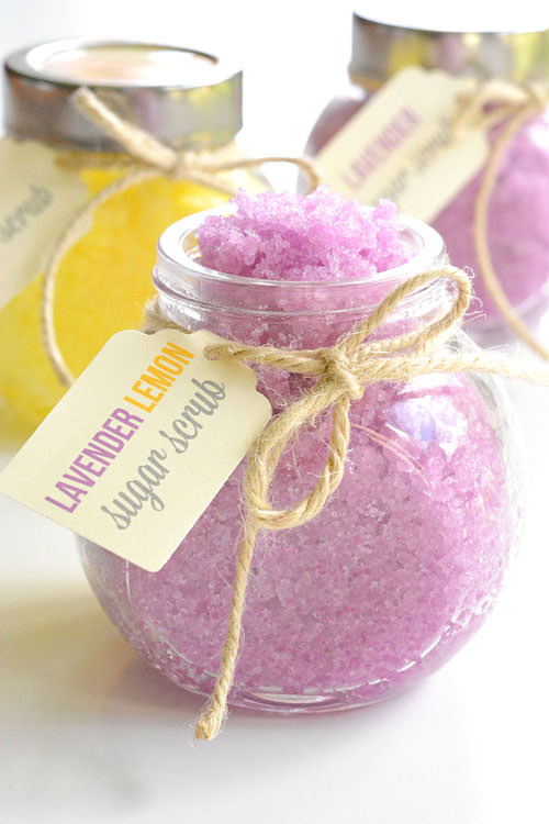 To get the soft, glowing, and tight skin you don't need a chemical scrub. This homemade sugar scrub will do this, moreover, it'll leave your skin with a soothing lavender scent!