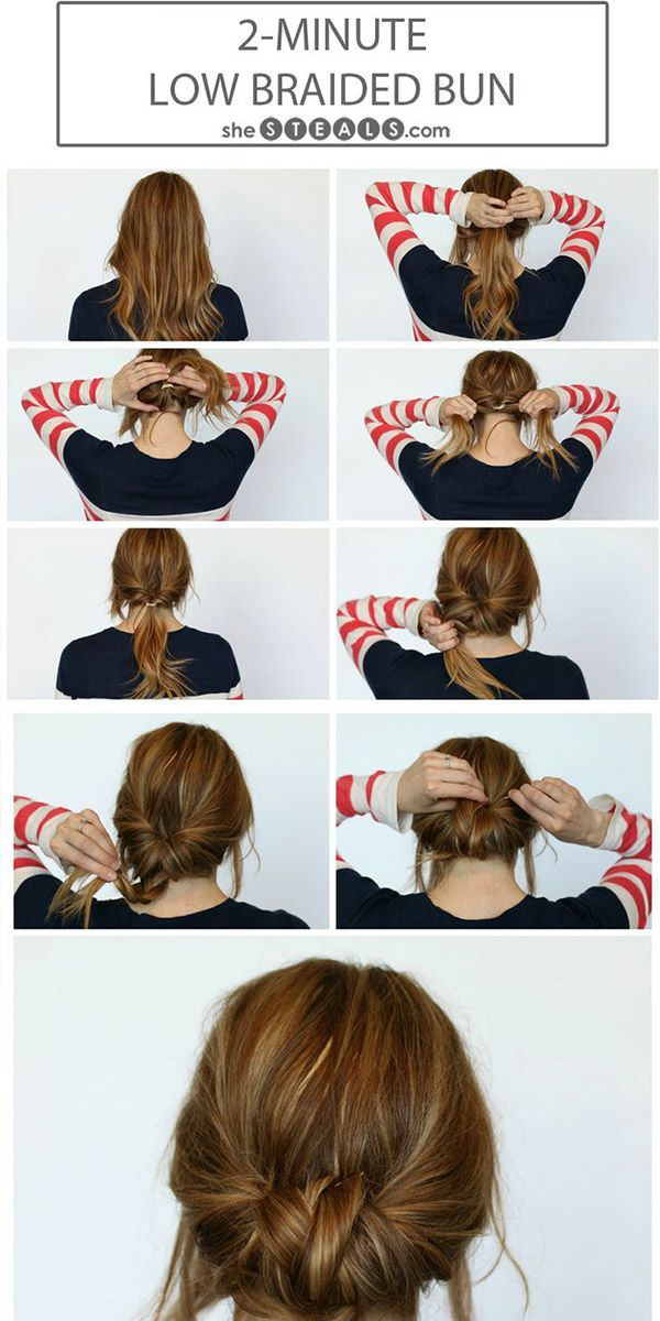 14 Simple Hair Bun Tutorial To Keep You Look Chic In Lazy Days Fashion Daily 9346