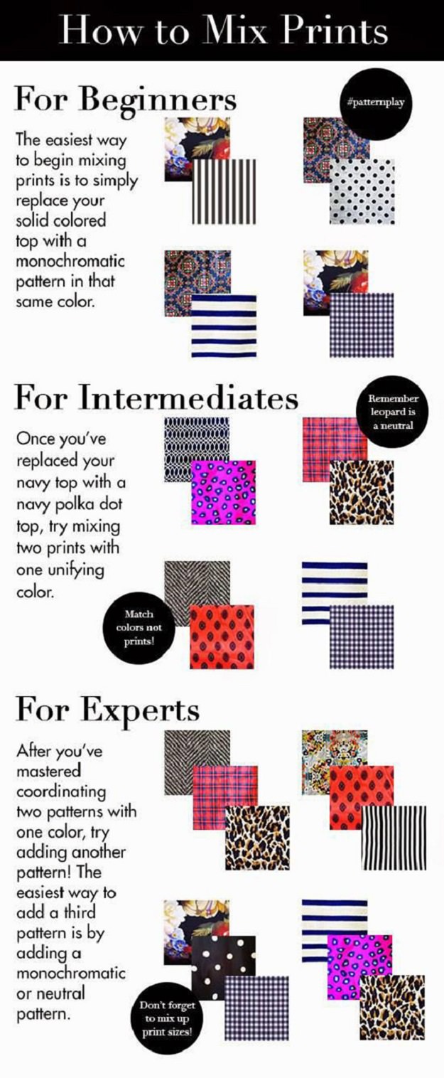 Want to stylish and fashionable and want to save your money too? Must see these 41 helpful STYLE CHARTS now!
