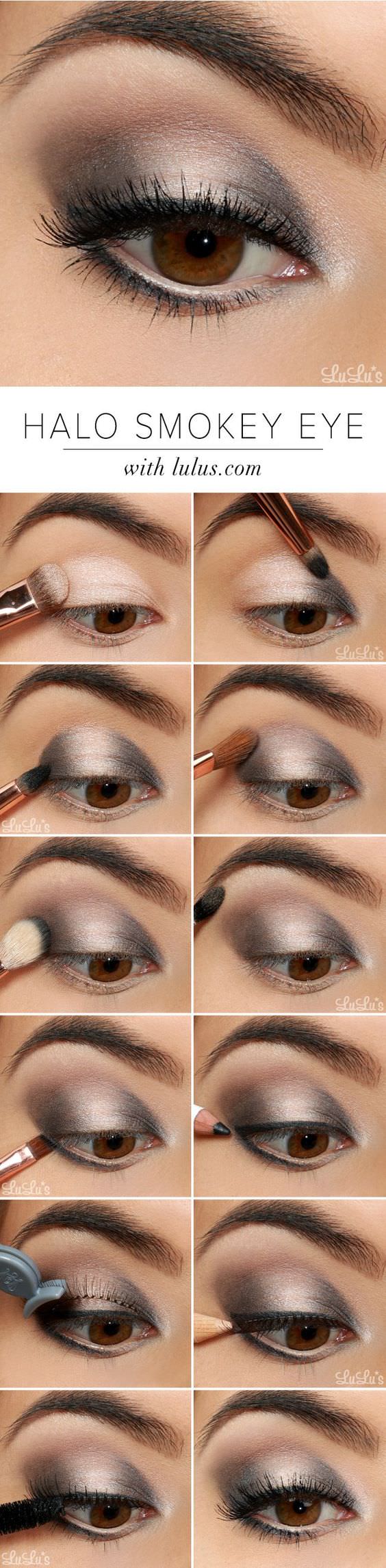 Check Out These 10 Quick & Easy Step By Step Smokey Eye Makeup Tutorials.