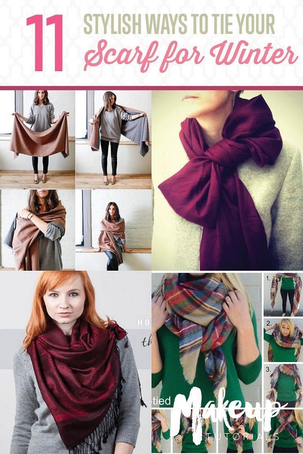 Don't get caught wearing your scarf the same way every day this winter. Here are 11 different ways to wear a scarf and switch things up.