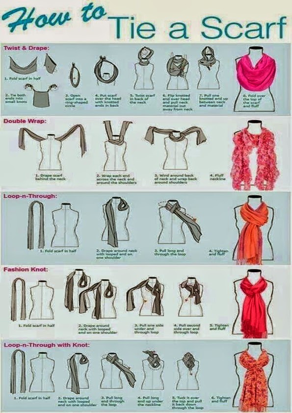 11 Different Ways To Wear A Scarf This Winter - Fashion Daily one way switch diagram 