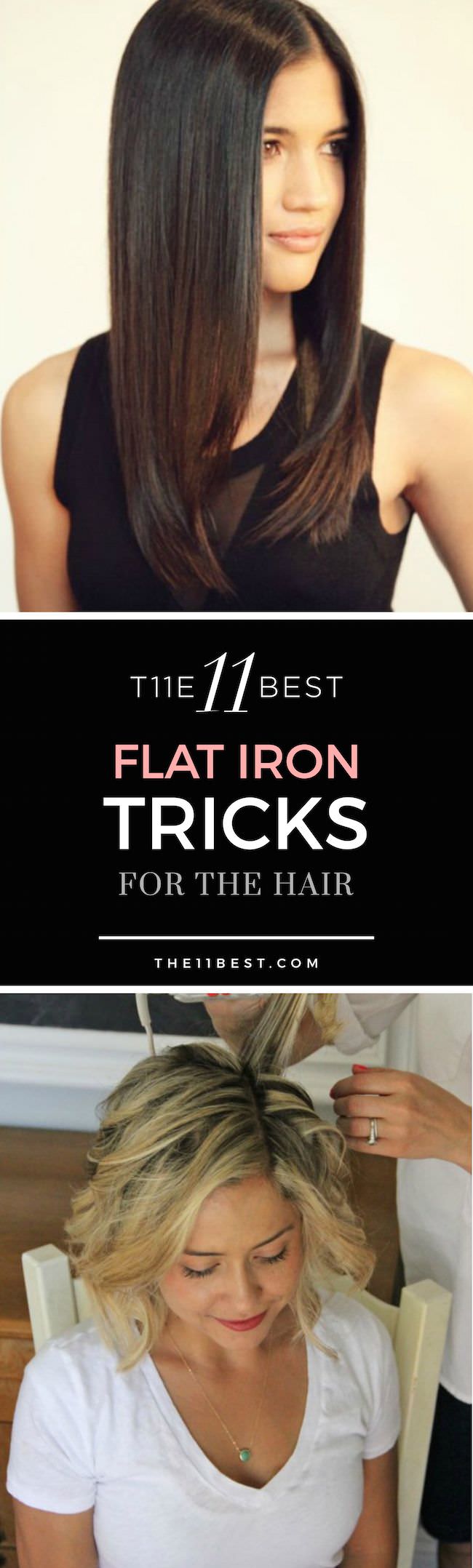 Flat irons are not just to achieve sleek straight hair, you'll be surprised to know that you can do trendiest tricks to your hair using them. Check out these flat iron tricks!