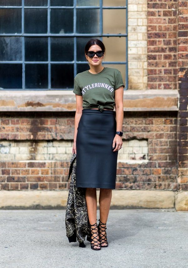 Tie-Up-Your-Tee-Add-Coolness-Your-Pencil-Skirt
