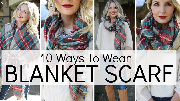 Master the most stylish ways to wear the blanket scarves in this post and look more fashionable. Check out!