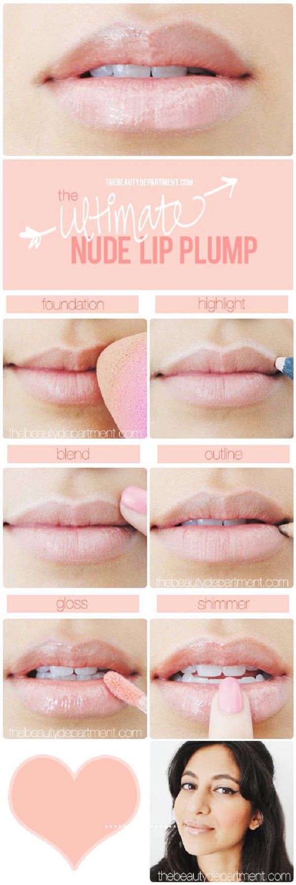 The nude lip trend never goes out of fashion and looks sexy. Here're the 13 makeup ideas and tutorials with nude lips that you can copy and save. Must see!