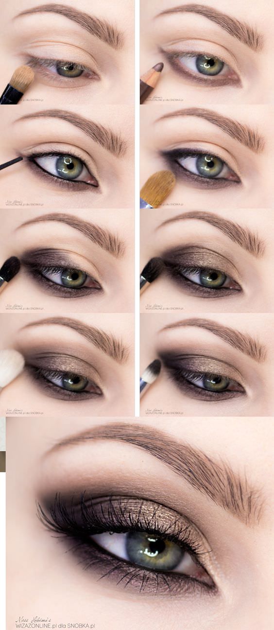 15 Step By Step Smokey Eye Makeup Tutorials For Beginners