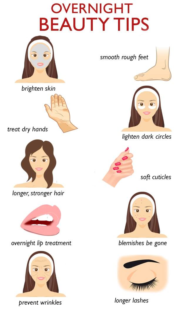 Treat your skin and hair overnight with these all natural remedies. These tips and tricks will help you wake up more beautiful than the night before!