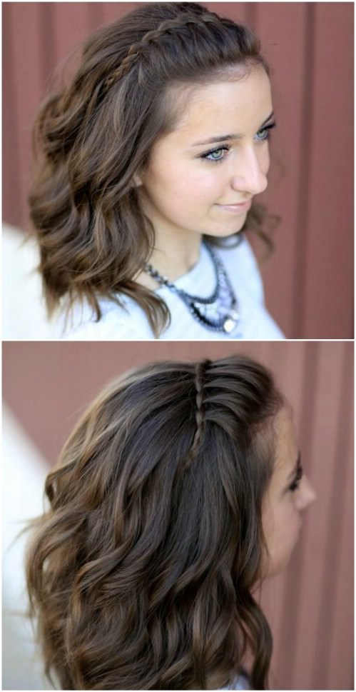 This romantic braid has a whimsical feel with draping pieces that make it appear to be more challenging than it really is. These tutorials will help you master it.