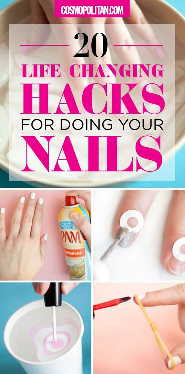 Doing salon quality manicure is so much easier with these DIY nail hacks!