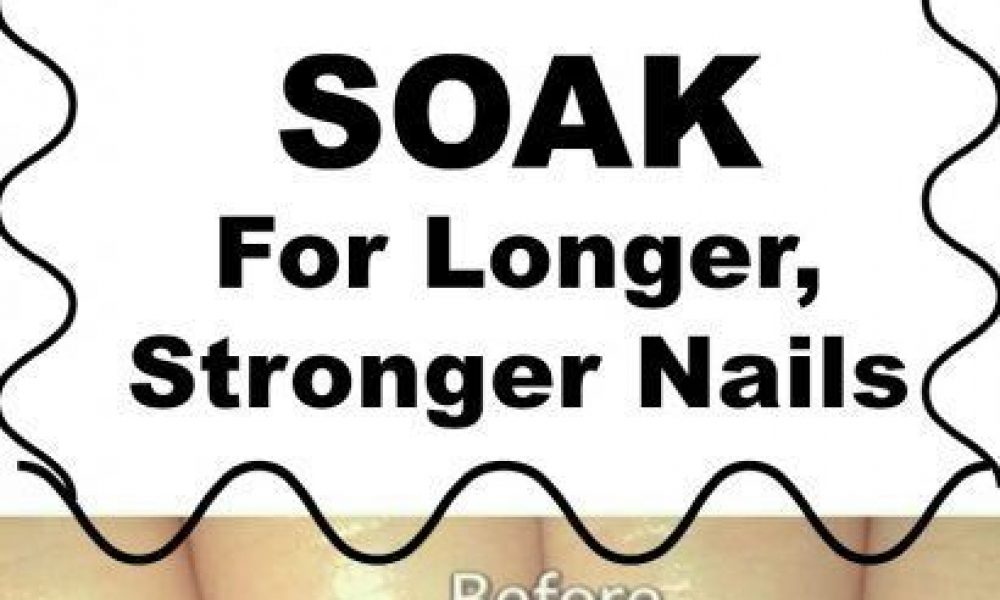 DIY Nail Soak For Longer, Stronger Nails Fashion Daily