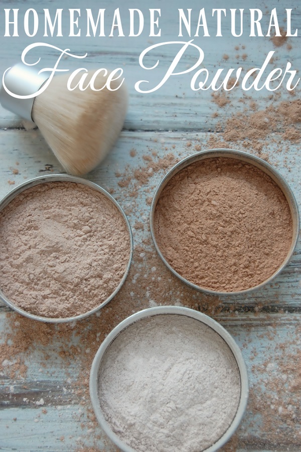 Homemade natural face powder is the easiest makeup to make! Just three ingredients and suddenly you've made your own face powder for practically pennies! What are those three ingredients?