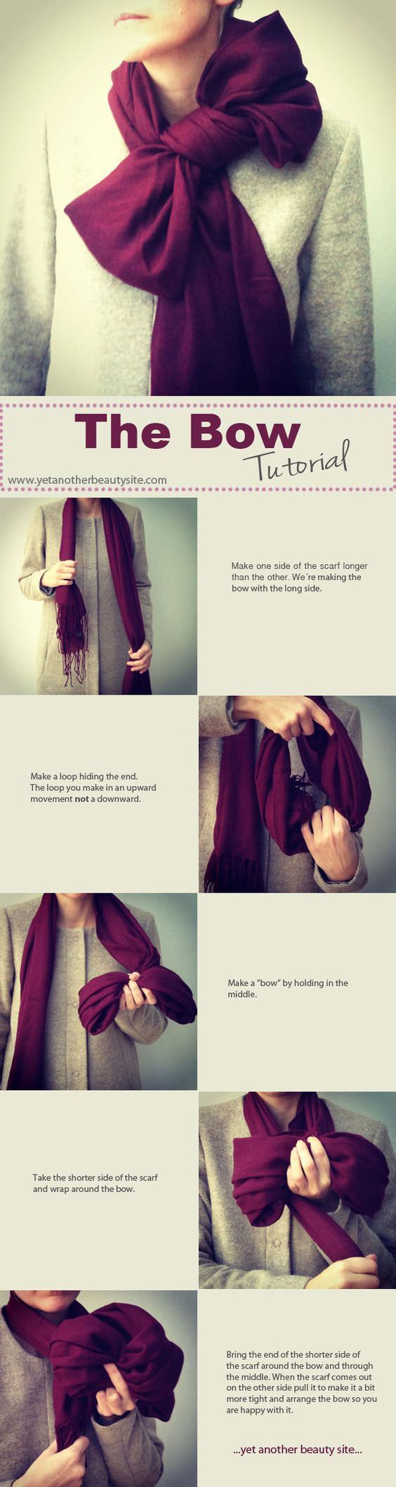 Don’t get caught wearing your scarf the same way every day this winter. Here are 7 different ways to wear a scarf and switch things up.