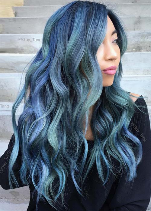 You got all the information down? Here are some incredible denim hair color ideas to get you inspired!