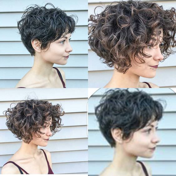 Curly Hair Pixie Hairstyles