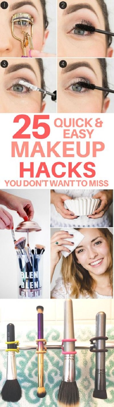 We are so excited to share with you this incredible list of makeup tips and tricks.