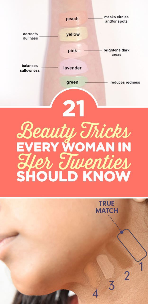 Check Out These 21 Hair And Makeup Hacks Every Woman Should Know.