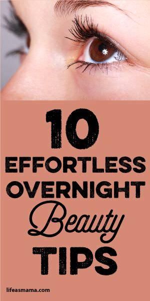 Here are some great overnight beauty tricks to keep up your well-maintained look while you sleep at night!